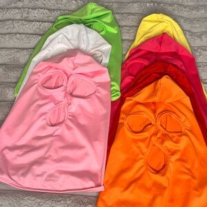 Bright Multi-Color Balaclava Mask Set